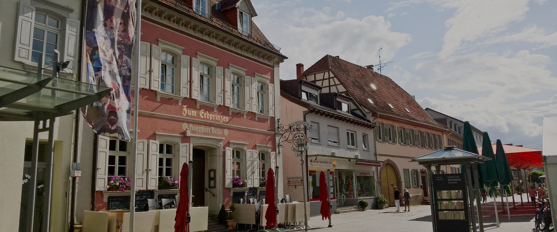 Alter Kern von Walldorf mit Restaurant "Zum Erbprinzen"